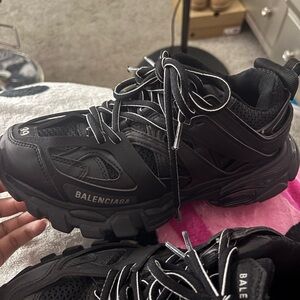 Balenciaga Black Mesh Sneakers